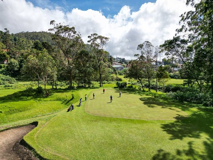 Golf course in Nuwara Eliya