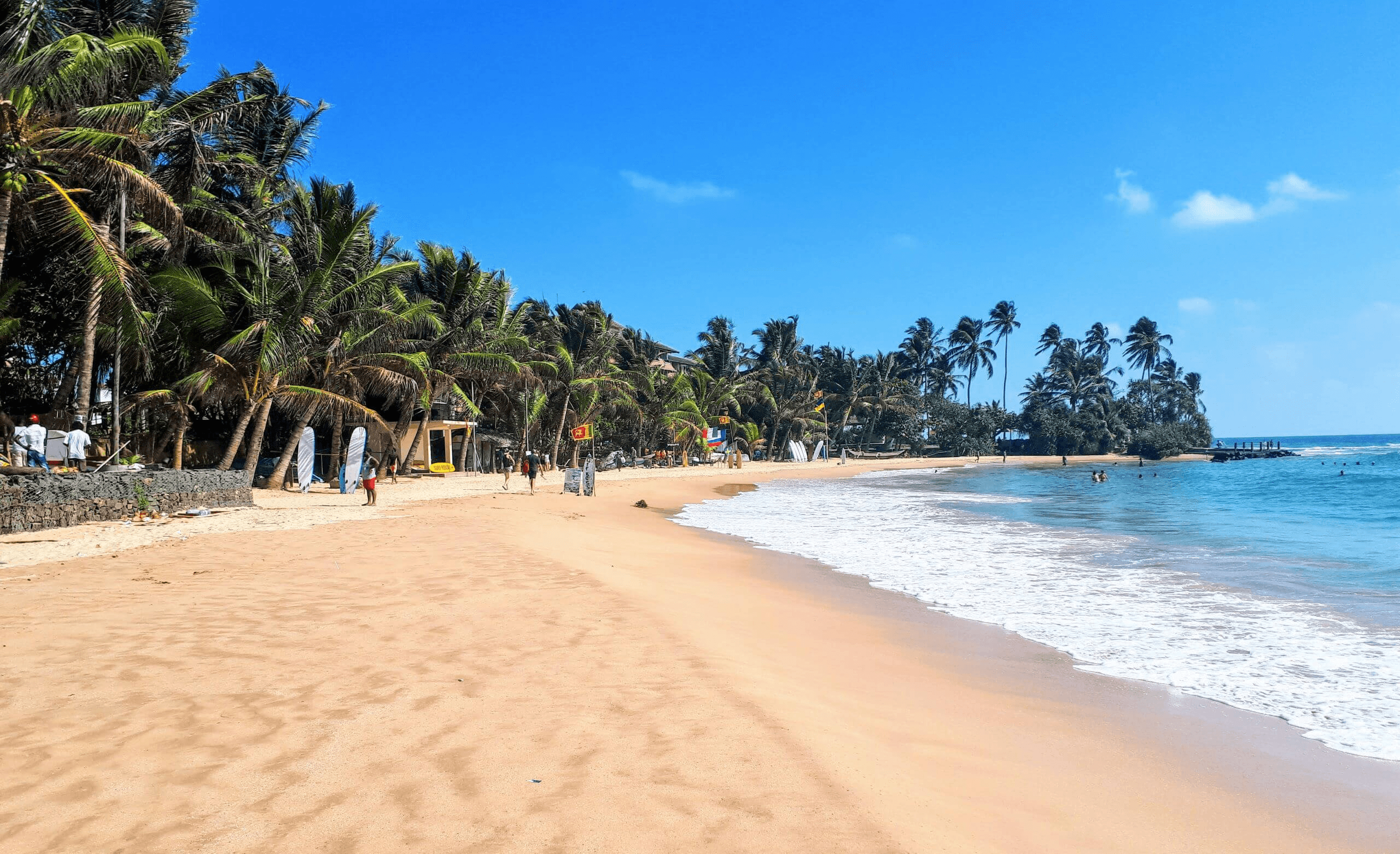 Beach relaxation scene